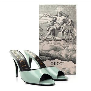 Gucci Mint Green Heels